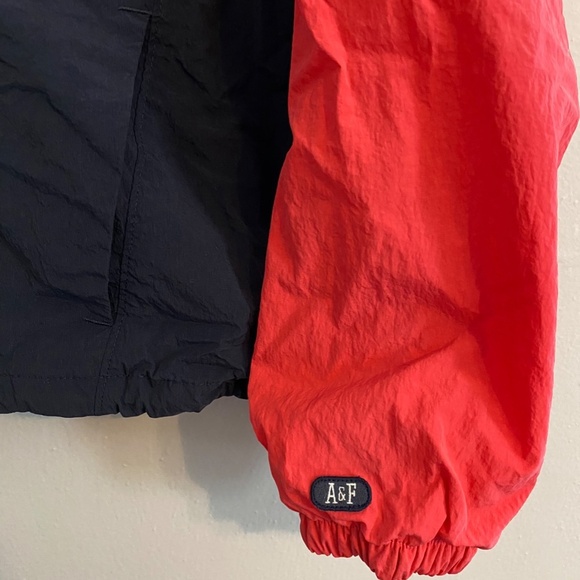 Abercrombie & Fitch Y2K Colorblock Quarter Zip Windbreaker MEDIUM - Picture 6 of 10